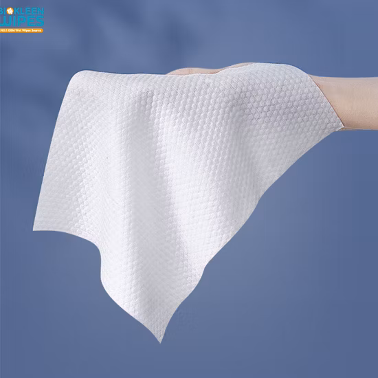 청소를 위한 100% 식물 섬유 RO 순수한 물 아기 물티슈